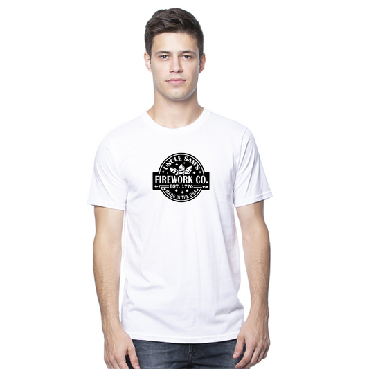 Uncle Sam's Fireworks Organic Cotton Unisex Tee