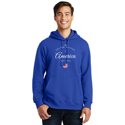 United States of America Organic Cotton Unisex Hoodie