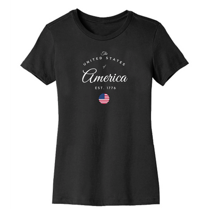 United States of America Organic Cotton Unisex Tee