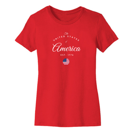 United States of America Organic Cotton Unisex Tee