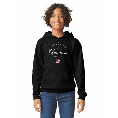 United States of America Organic Cotton Unisex Hoodie