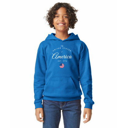 United States of America Organic Cotton Unisex Hoodie