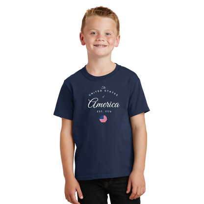 United States of America Organic Cotton Unisex Tee
