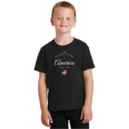 United States of America Organic Cotton Unisex Tee