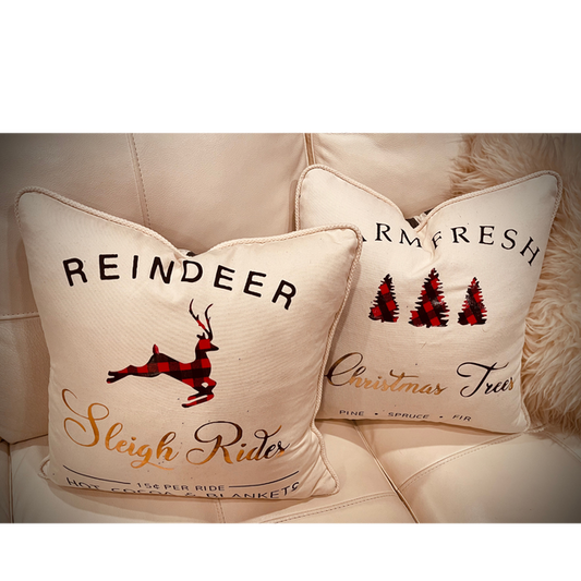 Heirloom Farmhouse Christmas Throw Pillows